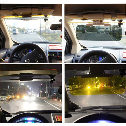 🚘 2-in-1 Anti-Glare Car Sun Visor Extender for Day & Night Driving ☀️🌙