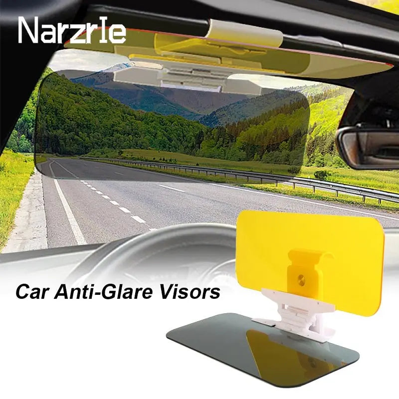 🚘 2-in-1 Anti-Glare Car Sun Visor Extender for Day & Night Driving ☀️🌙