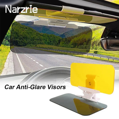 🚘 2-in-1 Anti-Glare Car Sun Visor Extender for Day & Night Driving ☀️🌙