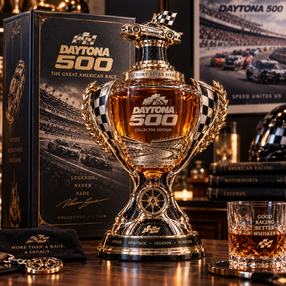 🏁 Racing Trophy Decanter 🏆 Motorsport Collector’s Home Bar Display