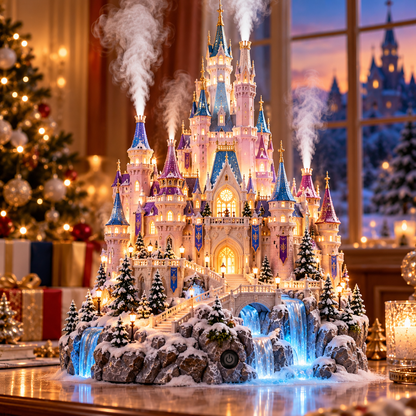 🔥LAST DAY 49% OFF🏰✨ Fairytale Castle Humidifier: A Whisper of Mist, a Warm Window Glow & a Little Magic for Your Home