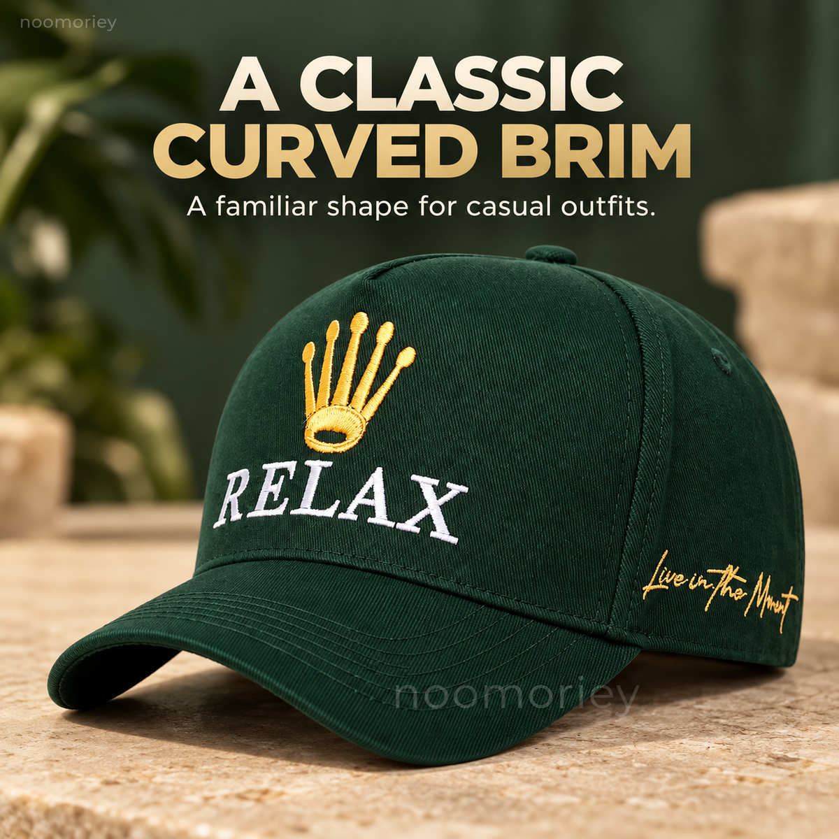 🧢Relax Crown Vintage Baseball Cap