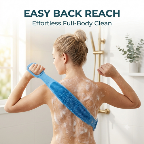 🔥💪Silicone Back Scrubber for Easy Full-Body Cleansing