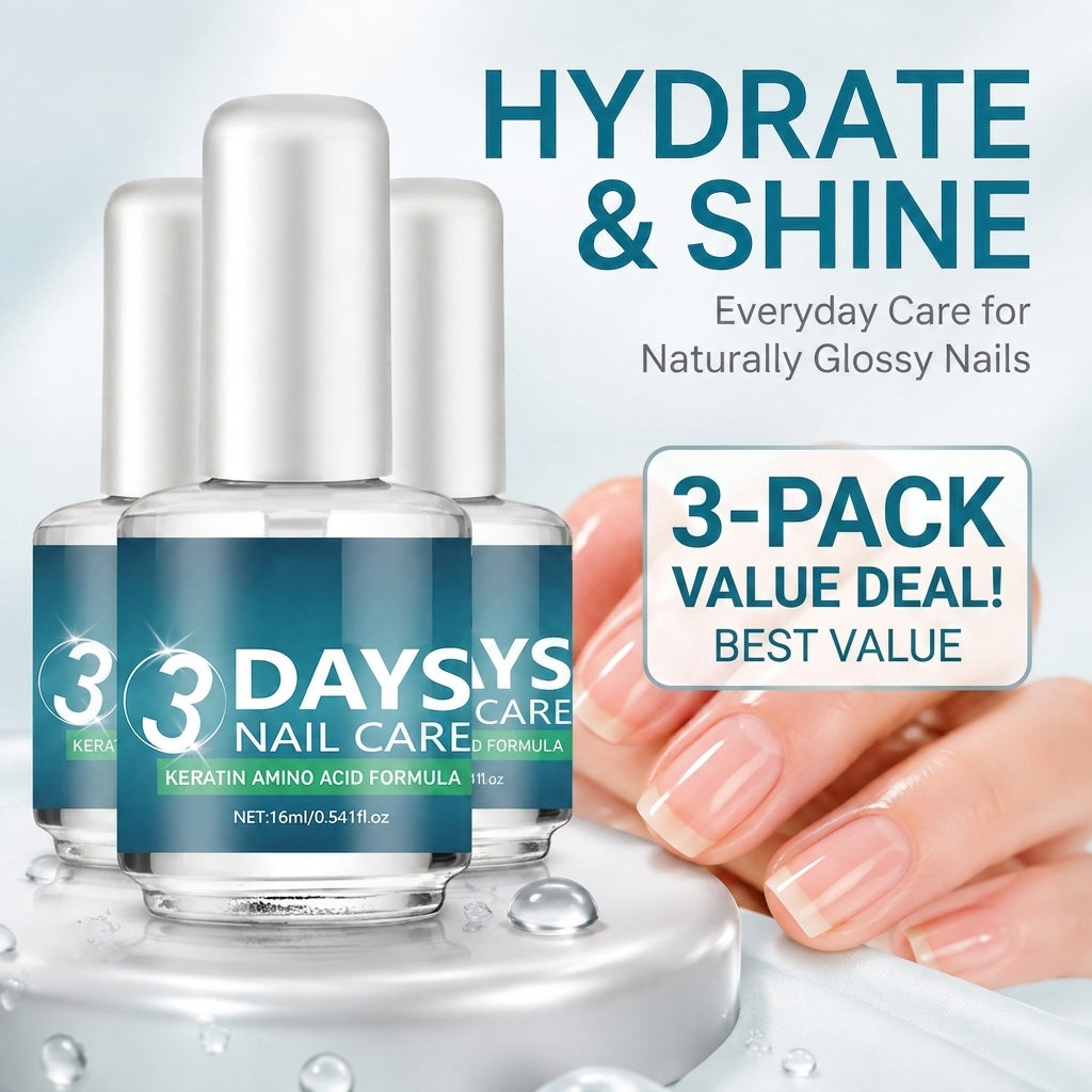 💝LAST DAY 49% OFF💖3 Days Nail Care - ✨ Clear Moisture Finish