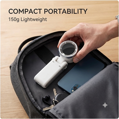 ❄️ Foldable Mini Turbo Fan for Personal Cooling Anywhere