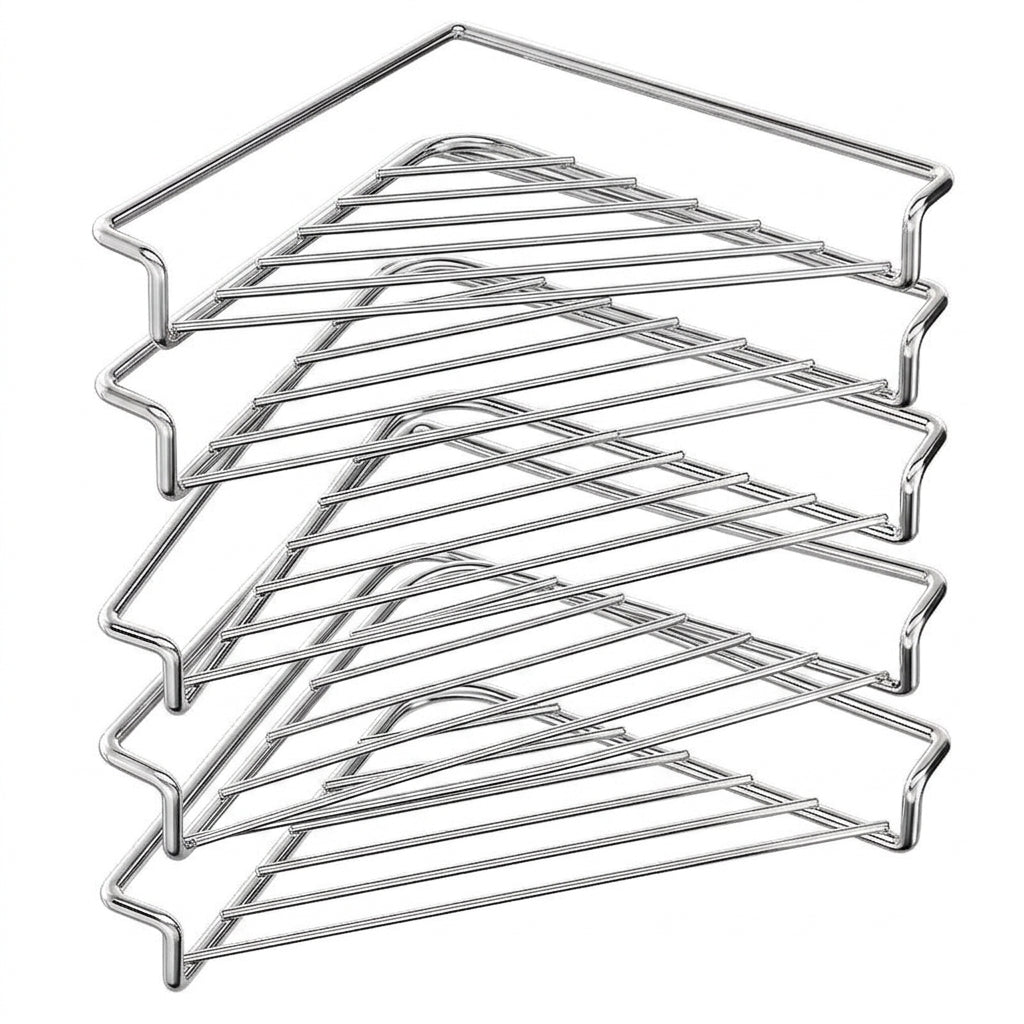 ✨ 50% OFF — Triangular Sink Draining Rack That Turns Corners Into Storage