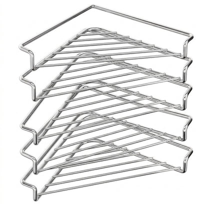 ✨ 50% OFF — Triangular Sink Draining Rack That Turns Corners Into Storage