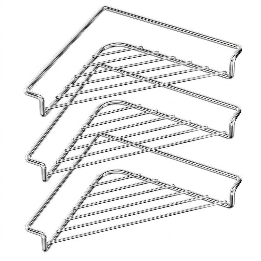 ✨ 50% OFF — Triangular Sink Draining Rack That Turns Corners Into Storage