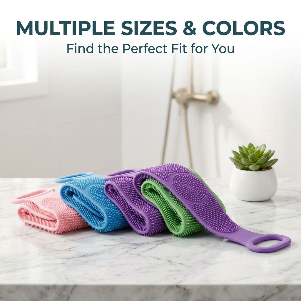🔥💪Silicone Back Scrubber for Easy Full-Body Cleansing