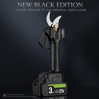 🌿 50% OFF New Black Edition Cordless Electric Pruning Shears – Prune More, Strain Less
