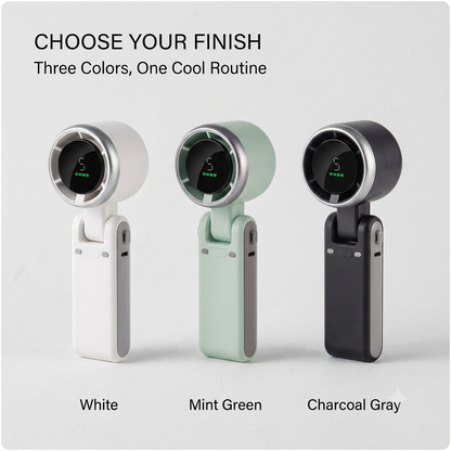 ❄️ Foldable Mini Turbo Fan for Personal Cooling Anywhere