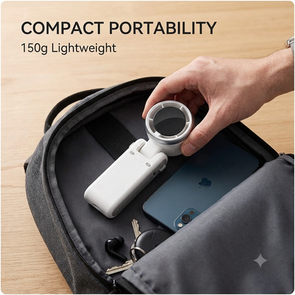 ❄️ Foldable Mini Turbo Fan for Personal Cooling Anywhere