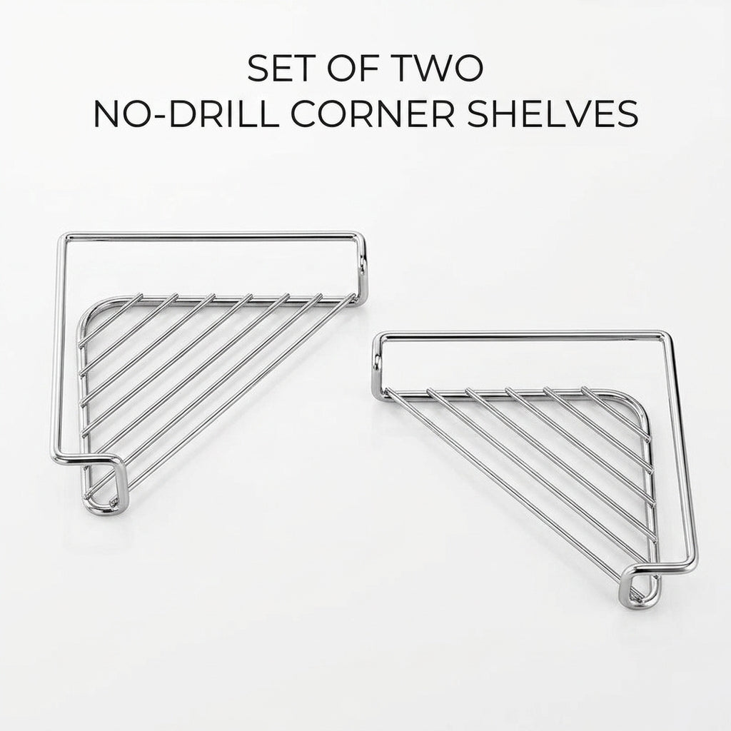 ✨ 50% OFF — Triangular Sink Draining Rack That Turns Corners Into Storage