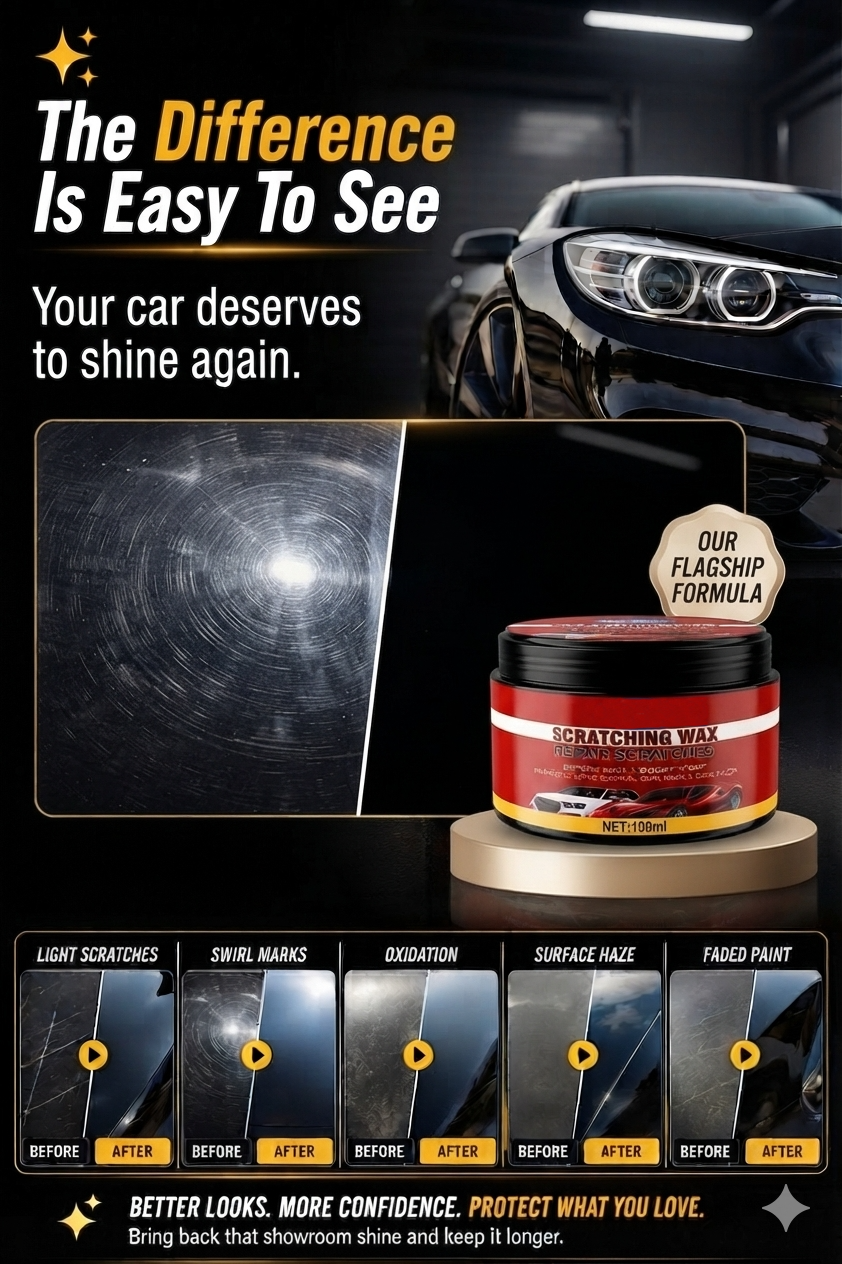 🚗 Ultimate Car Scratch Remover Wax – Reduce Scratches & Restore Showroom Shine ✨