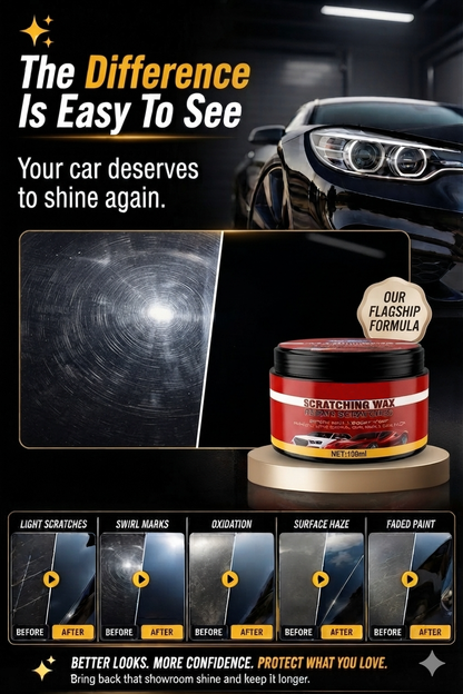 🚗 Ultimate Car Scratch Remover Wax – Reduce Scratches & Restore Showroom Shine ✨