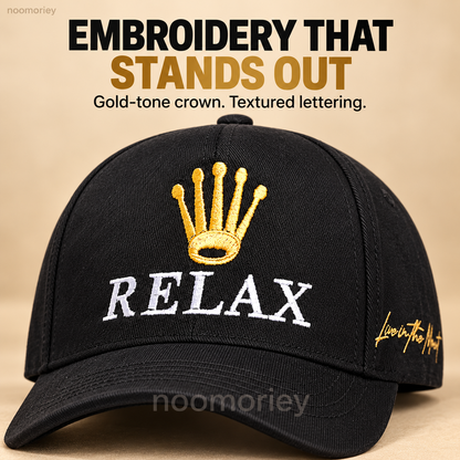 🧢Relax Crown Vintage Baseball Cap