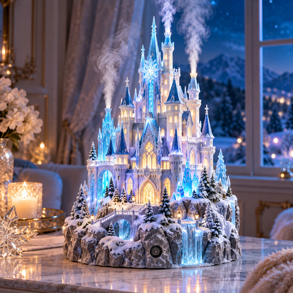 🔥 LAST DAY 49% OFF 🏰✨ Fairytale Castle Humidifier – Magical Mist & Glowing Decor
