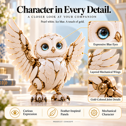 🦉 2-in-1 Transforming Mechanical Owl Egg – Folding Puzzle Toy & Unique Gift