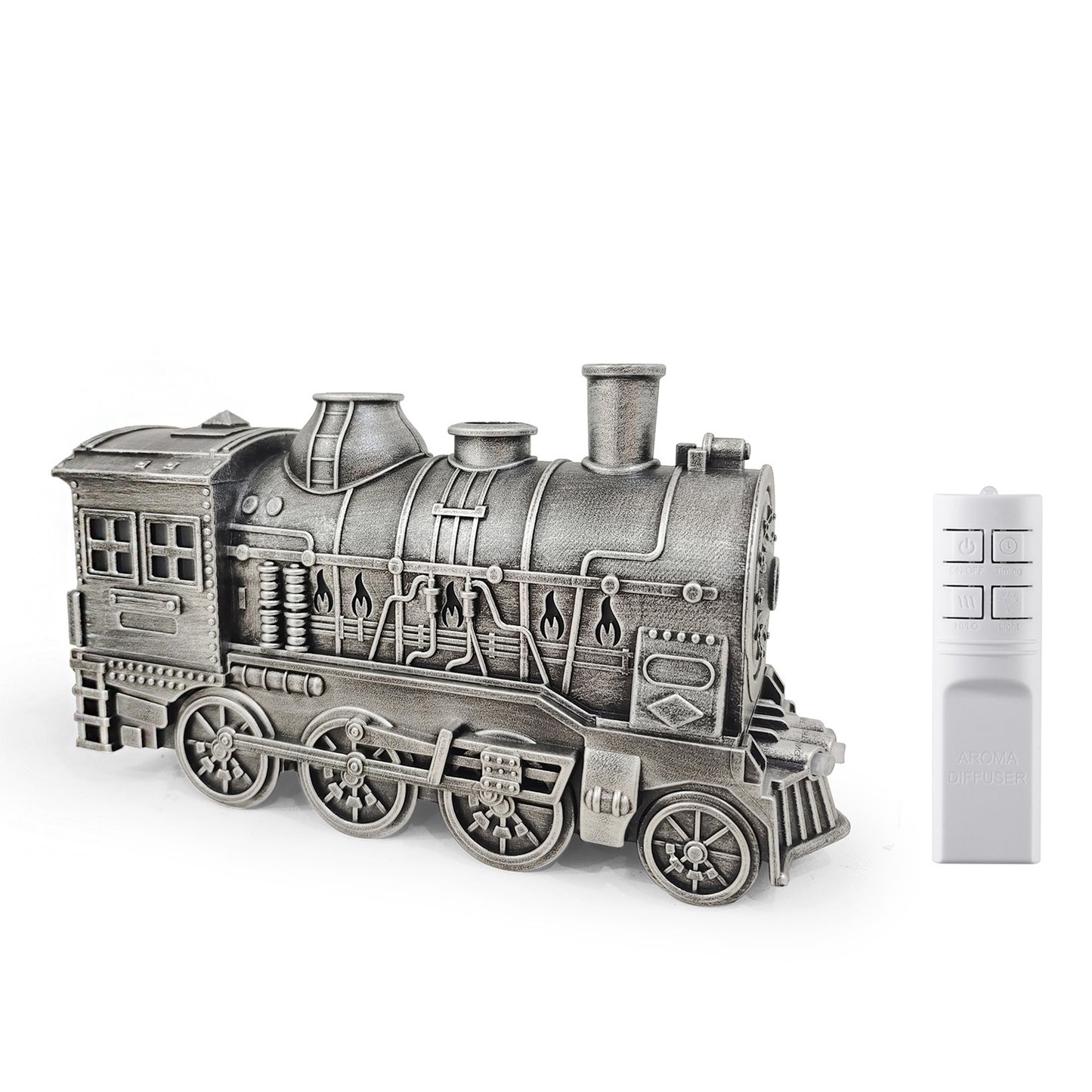 🔥Limited-Time Sale | Vintage Steam Train Humidifier – 300ML Aromatherapy Diffuser with LED Light