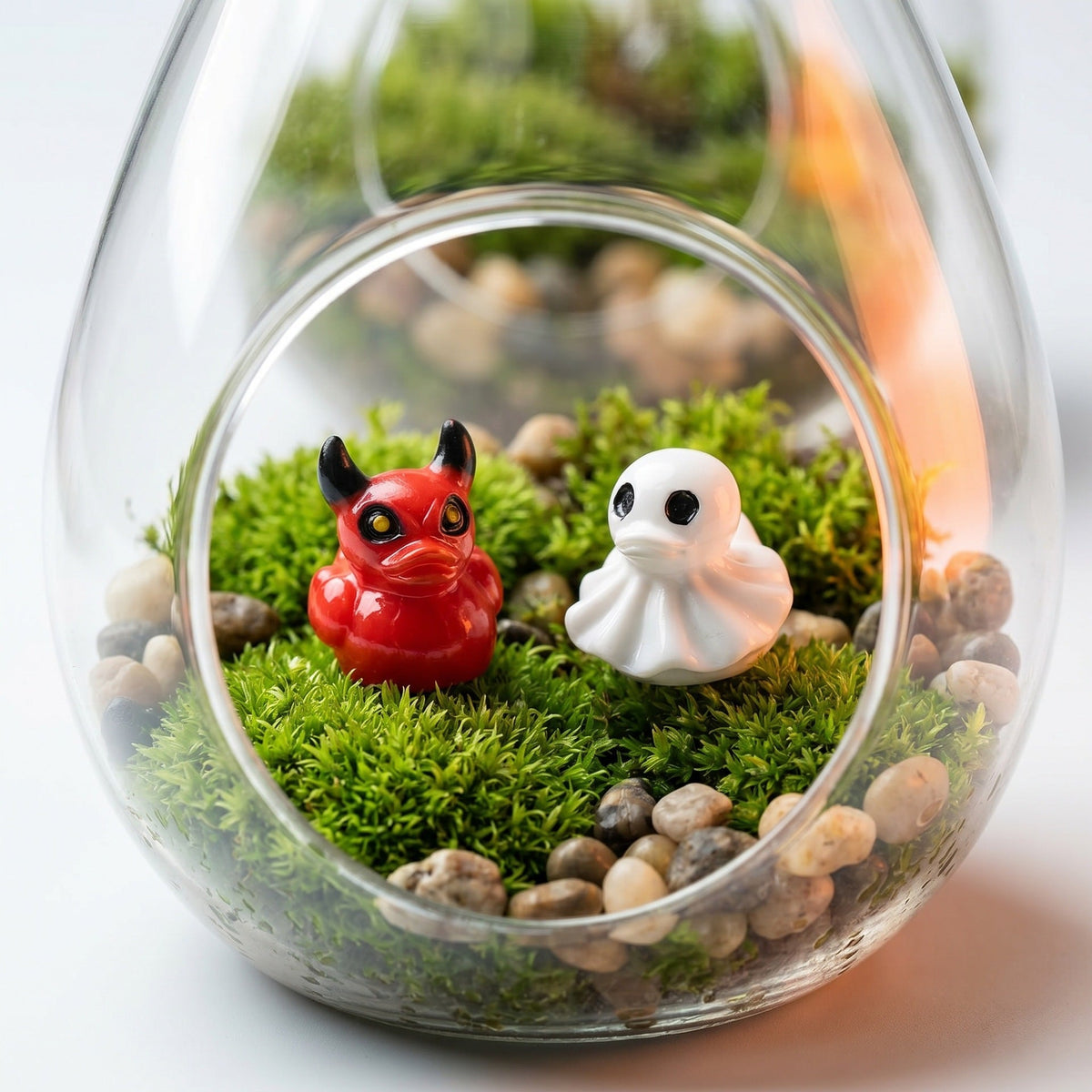✨ 50% Mini Demon Ghost Skull Resin Duck Desktop Decoration Item👻