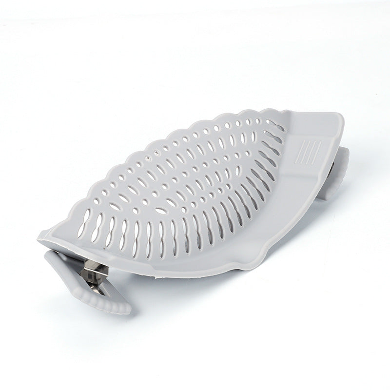 🍝 Clip-On Silicone Pot Strainer – Drain Pasta Fast Without A Bulky Colander