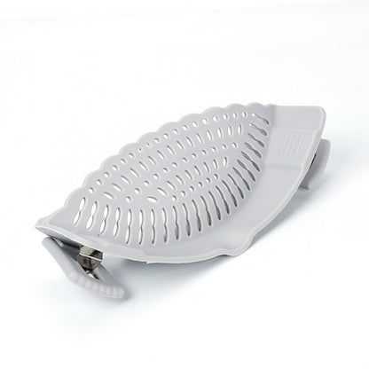 🍝 Clip-On Silicone Pot Strainer – Drain Pasta Fast Without A Bulky Colander