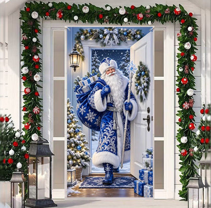 🎄 Full-Size Christmas Door Cover – 6 Festive Designs for Every Door