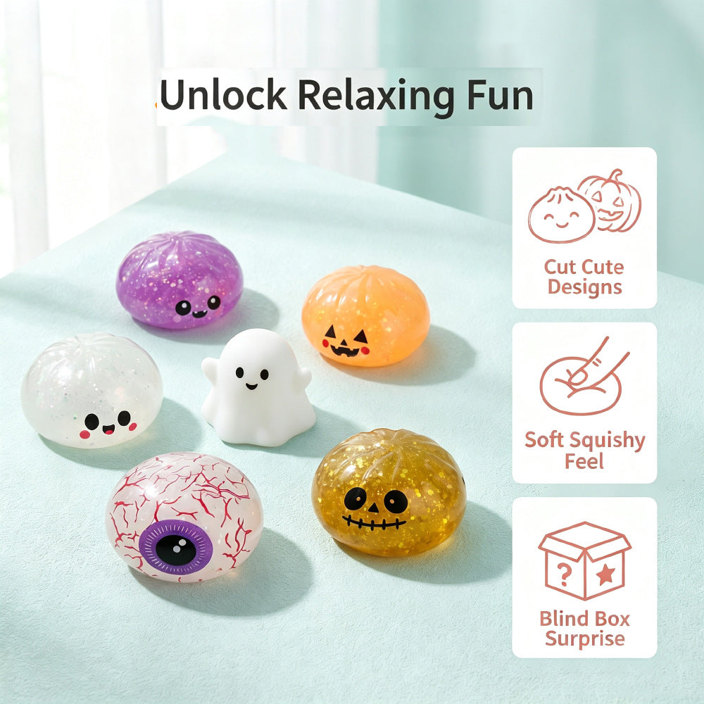 🎃 50% OFF Halloween Squishy Gift Box 👻 Cute Spooky Squeeze Toys