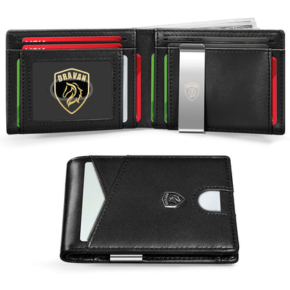 Men’s Leather Wallets with RFID Anti-Theft Protection