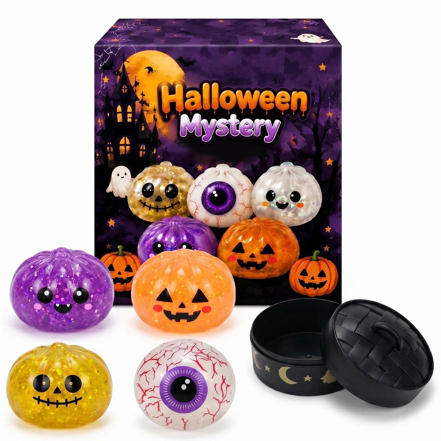 🎃 50% OFF Halloween Squishy Gift Box 👻 Cute Spooky Squeeze Toys
