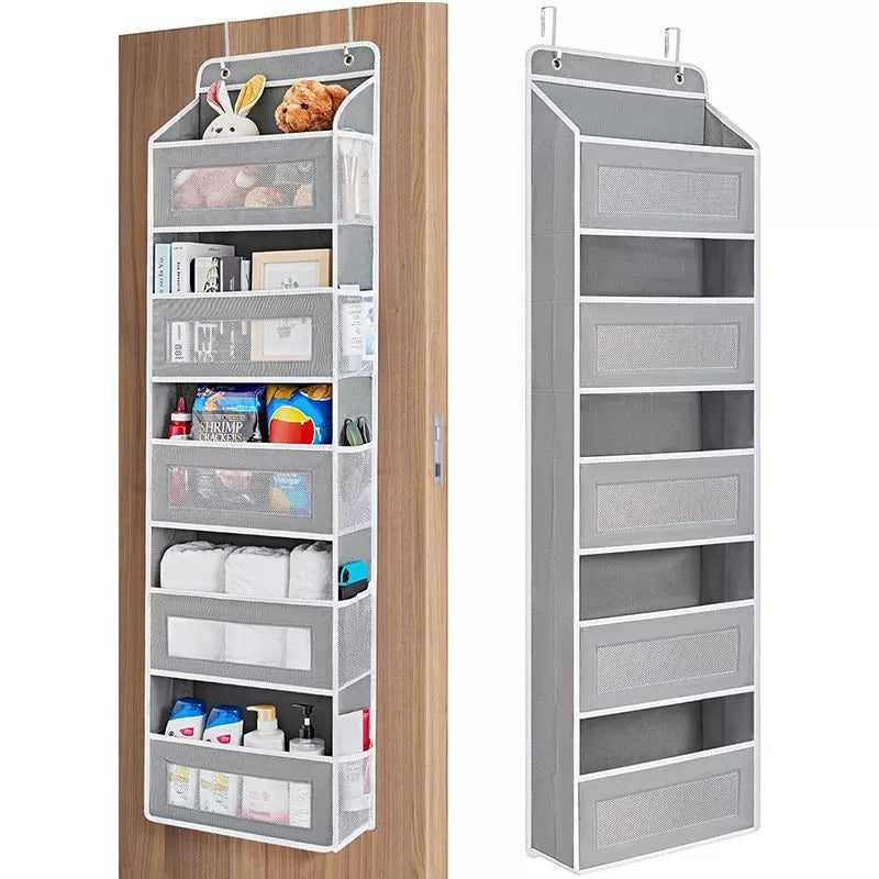 🚪 48% OFF Over The Door Organizer – 44LB Heavy Duty Multi-Pocket Storage Rack