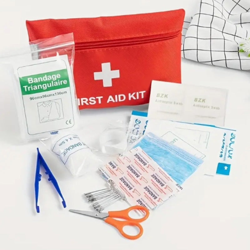 🚑 50% OFF Waterproof First Aid Kit 🩹 Compact Emergency Kit for Home, Car & Travel