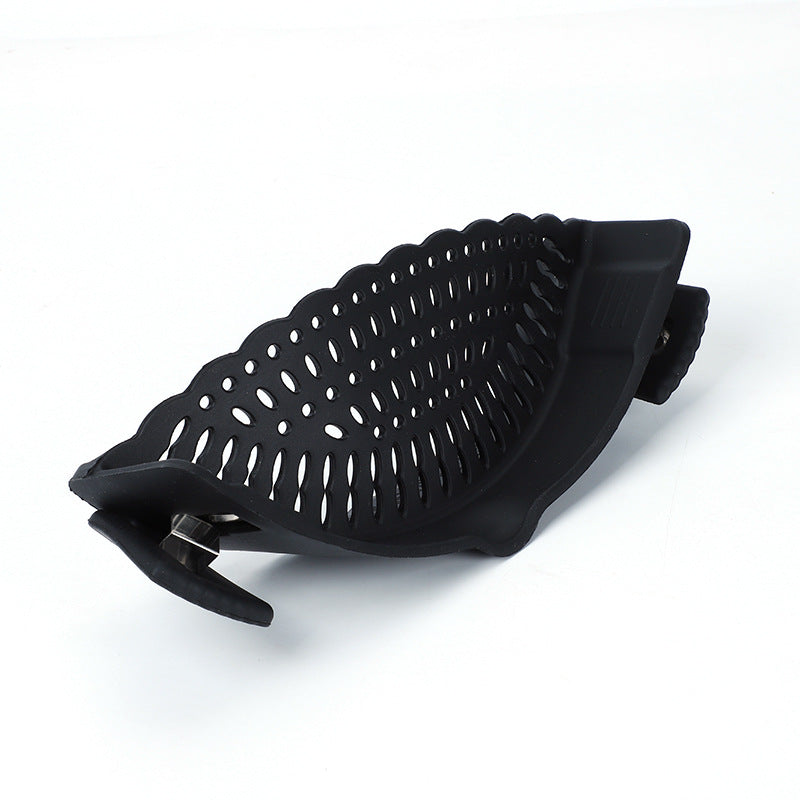 🍝 Clip-On Silicone Pot Strainer – Drain Pasta Fast Without A Bulky Colander