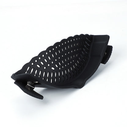 🍝 Clip-On Silicone Pot Strainer – Drain Pasta Fast Without A Bulky Colander