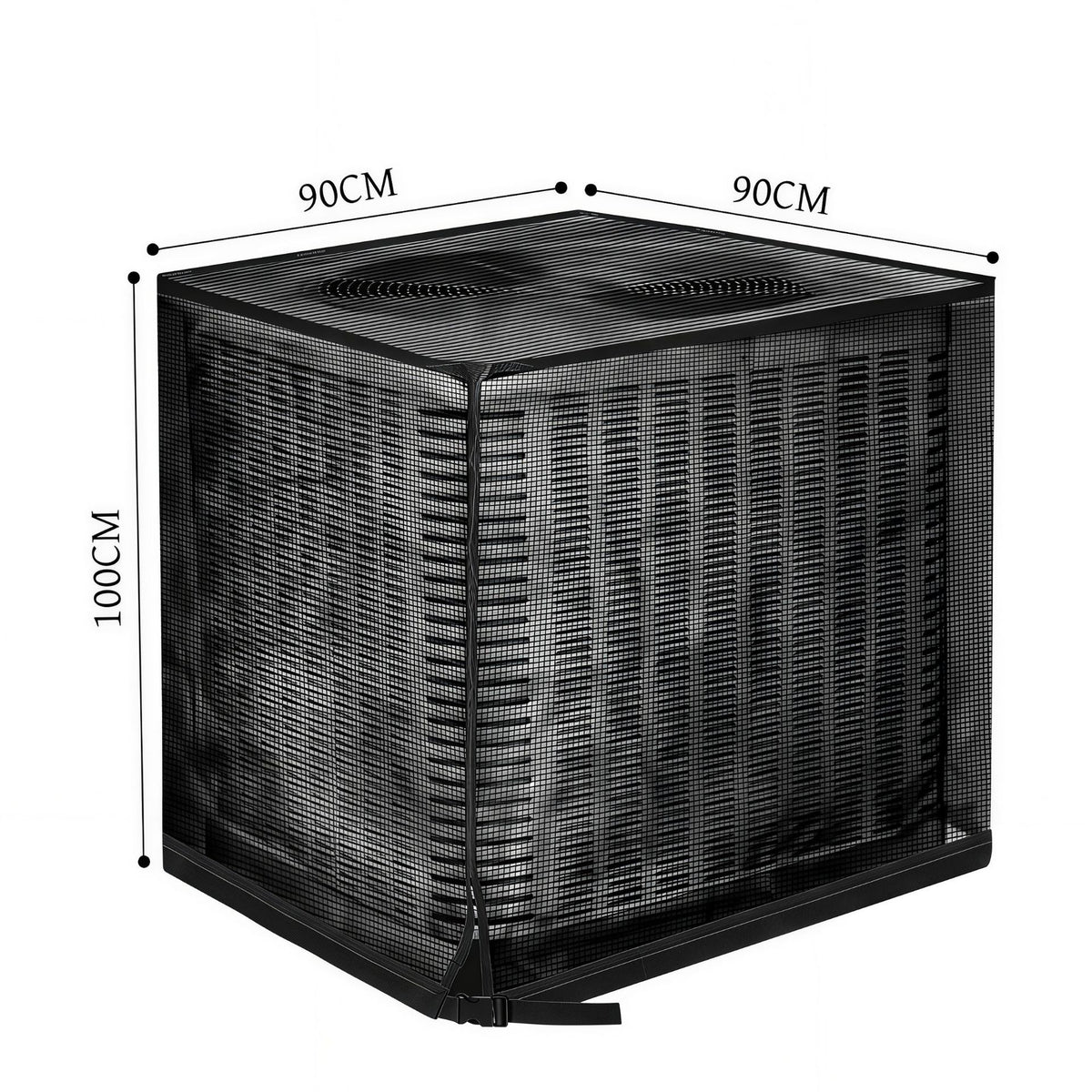 🍂 Outdoor AC Mesh Cover – Breathable Leaf & Debris Protection