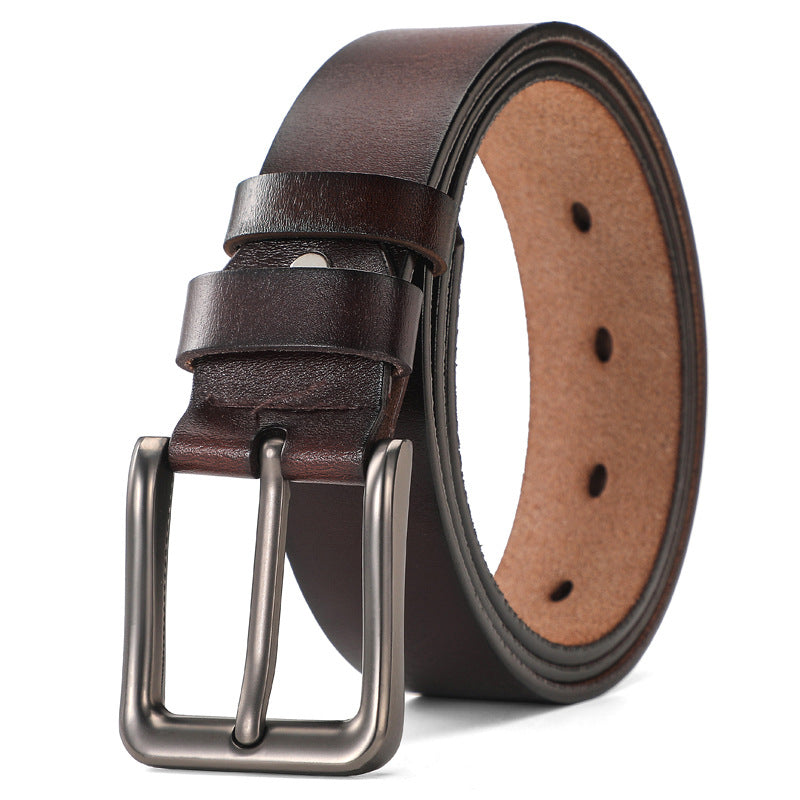 🤎 Handmade Full-Grain Leather Belt for Men – Timeless Style & Premium Craftsmanship