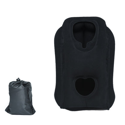 ✈️ Inflatable Face-Down Travel Pillow – Ergonomic Sleep Support for Flights, Trains & Office Naps
