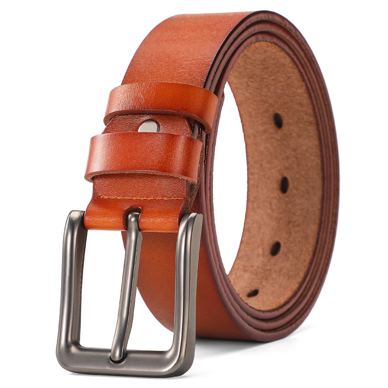 🤎 Handmade Full-Grain Leather Belt for Men – Timeless Style & Premium Craftsmanship