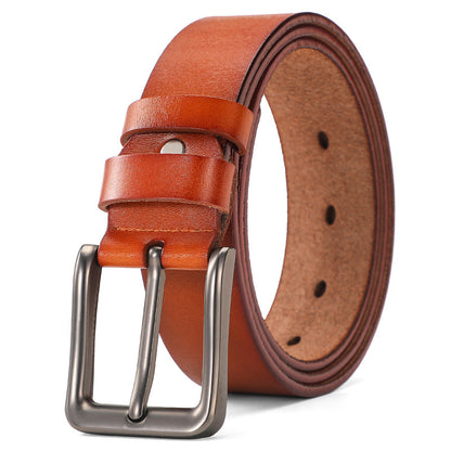 🤎 Handmade Full-Grain Leather Belt for Men – Timeless Style & Premium Craftsmanship