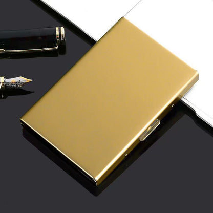 🔥 50% OFF – Slim RFID Blocking Stainless Steel Card Holder 💳