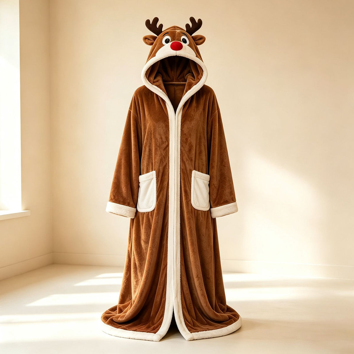 🔥 Limited Holiday Sale — One-Size USB Heated Blanket Hoodie For Cozy Family Nights