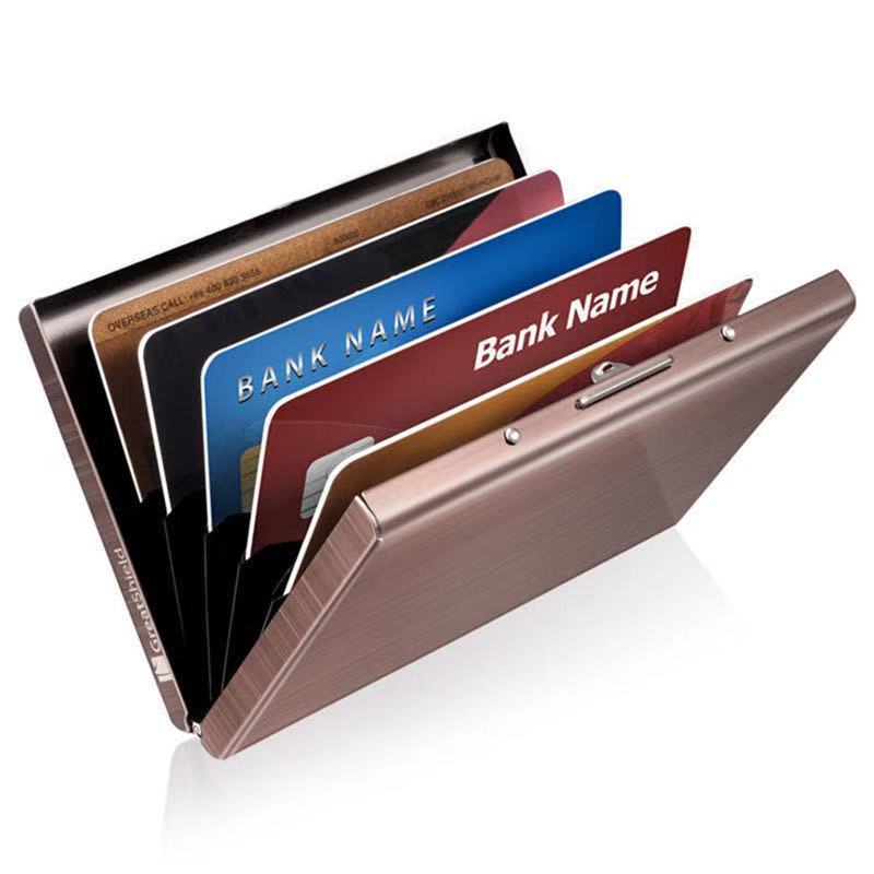 🔥 50% OFF – Slim RFID Blocking Stainless Steel Card Holder 💳