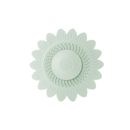 🌻 50% OFF Sunflower Silicone Drain Cover – Hair Catcher, Odor Blocker & One-Press Drain 💧