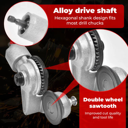 ⚙️ MetalCut Pro™ Drill Nibbler Attachment – Turn Your Drill Into a Fast Sheet-Metal Cutter