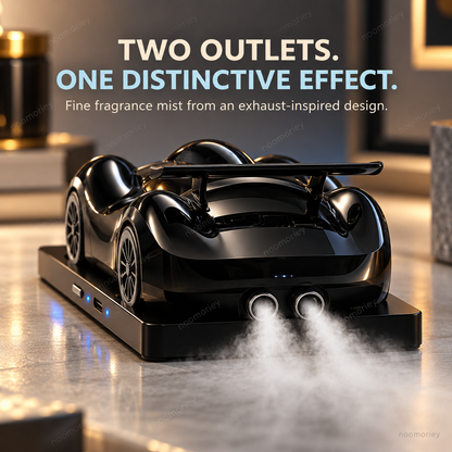 🏎️ Race-Car Aroma Diffuser with Dual Exhaust Mist