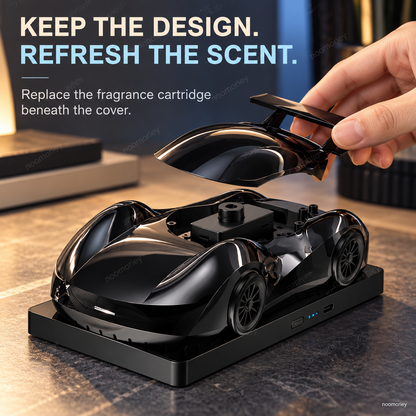 🏎️ Race-Car Aroma Diffuser with Dual Exhaust Mist