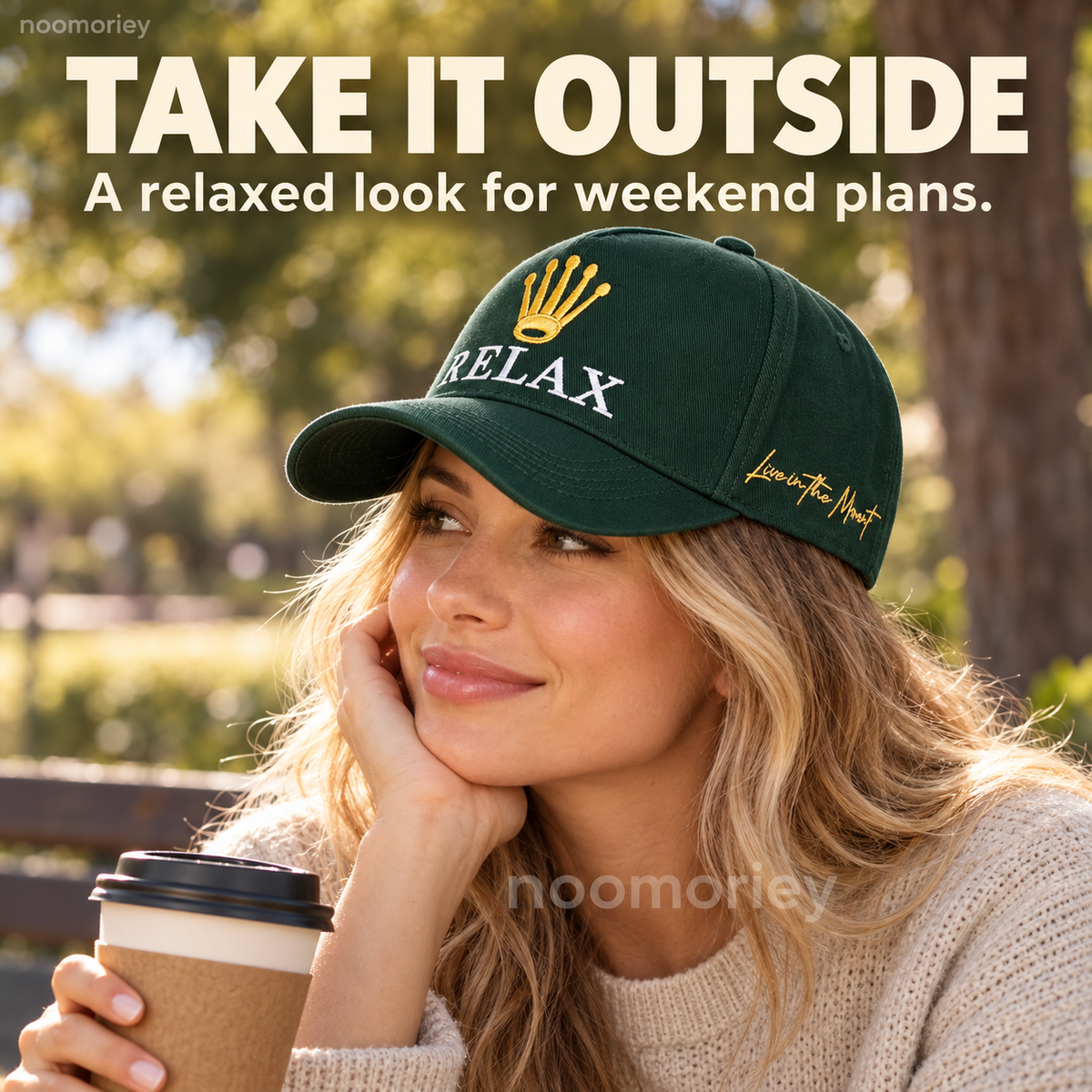 🧢Relax Crown Vintage Baseball Cap