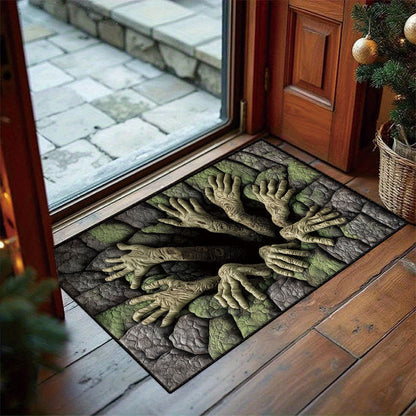 🎃 50% OFF Halloween 3D Optical Illusion Mat – Make Guests Look Twice