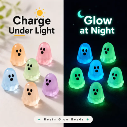👻 Limited Time 50% OFF ✨ Glow-In-The-Dark Ghost Beads – Create A Spooky Magical Halloween Scene