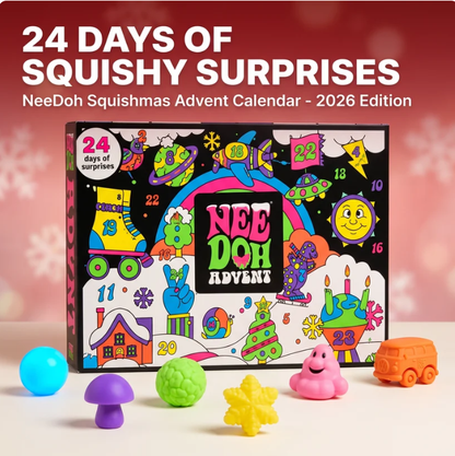 🎄 NeeDoh Squishmas Advent Calendar 2026 ✨ 24 Mini Squishy Surprises